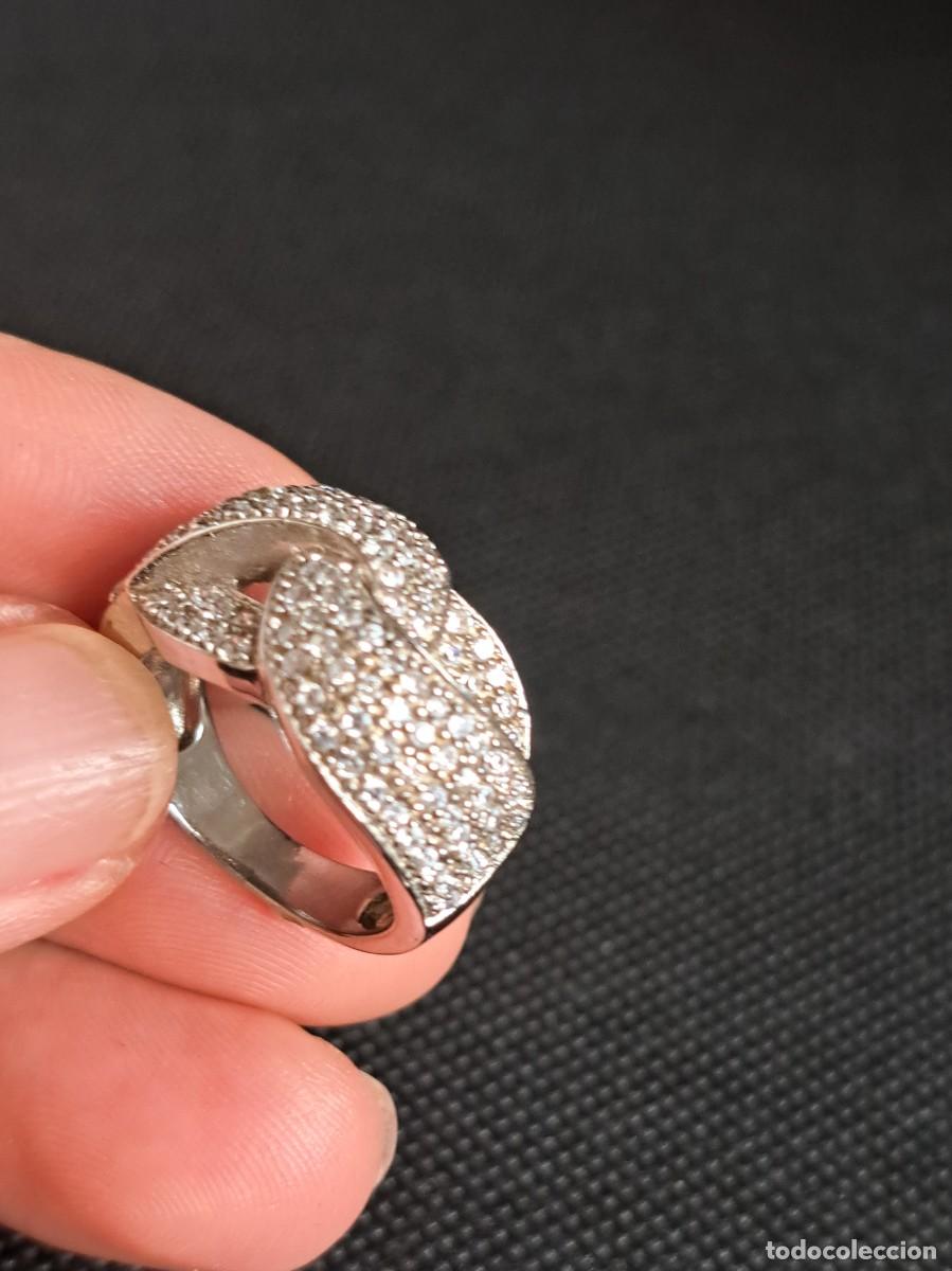 Joyeria: Anillo de plata de ley 925 y corconitas - Foto 2