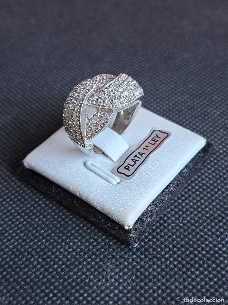 Joyeria: Anillo de plata de ley 925 y corconitas - Foto 3