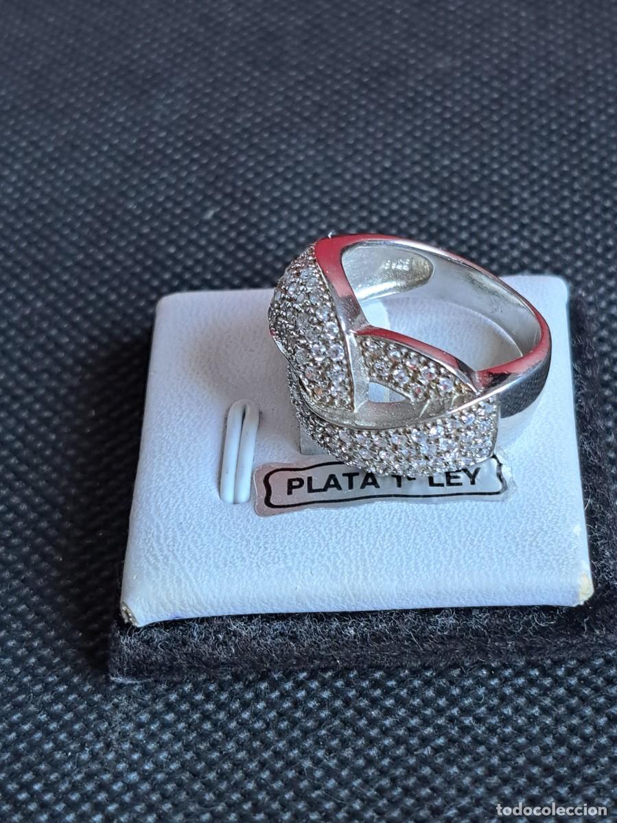Joyeria: Anillo de plata de ley 925 y corconitas - Foto 4