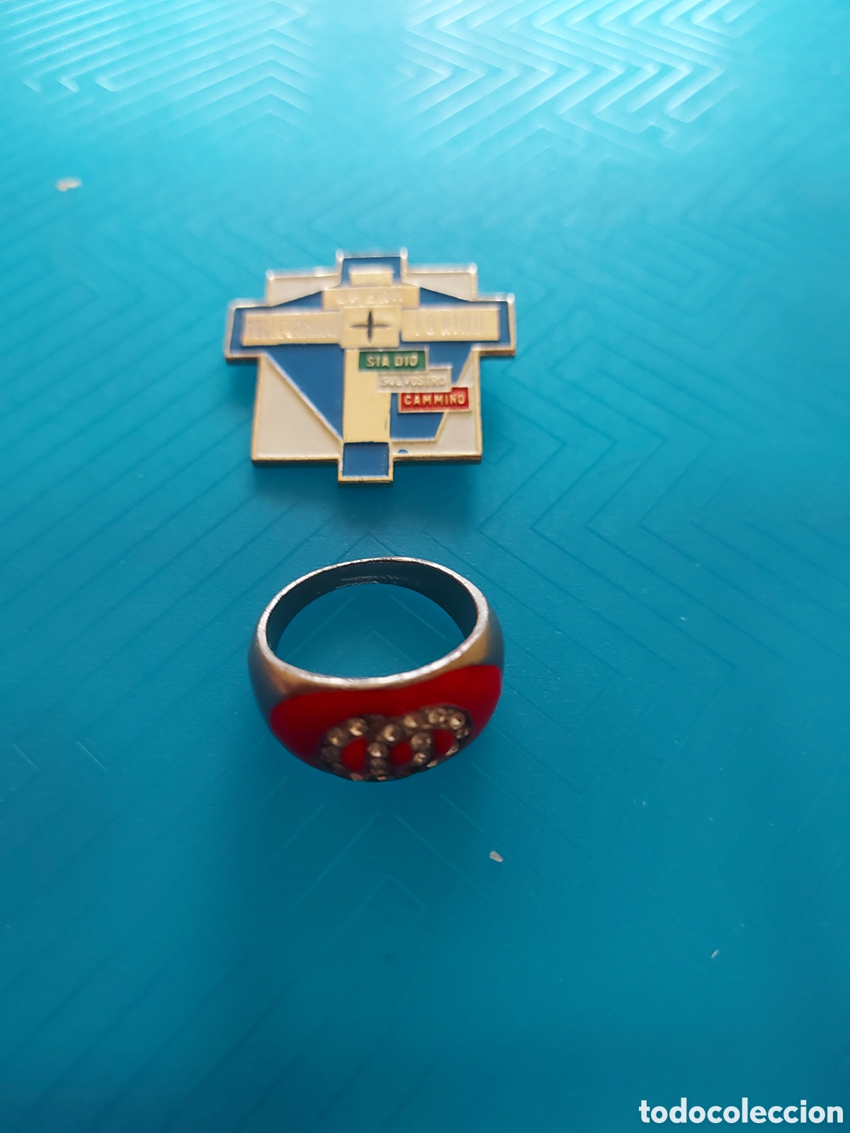 Joyeria: Anillo y pin con aguja - Foto 1