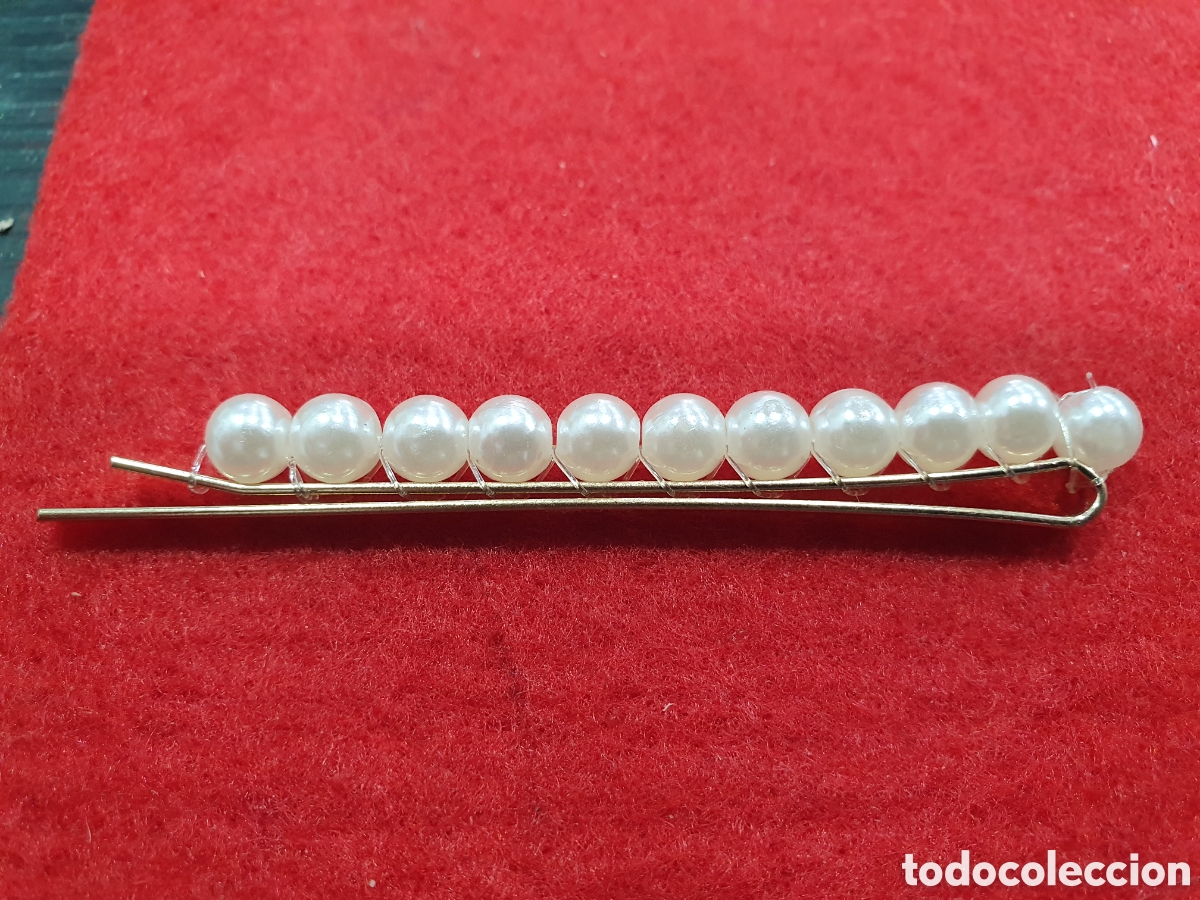 Joyeria: Pasador para pelo con perlas. (L61) - Foto 2