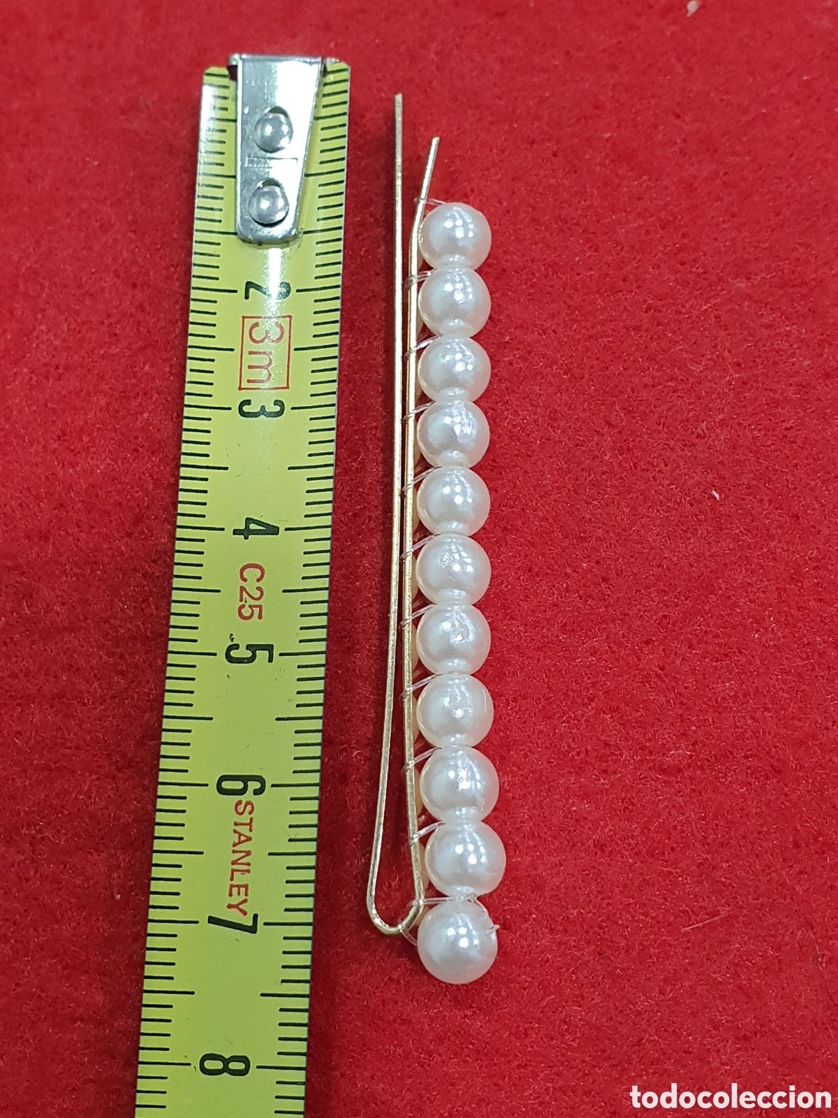 Joyeria: Pasador para pelo con perlas. (L61) - Foto 3