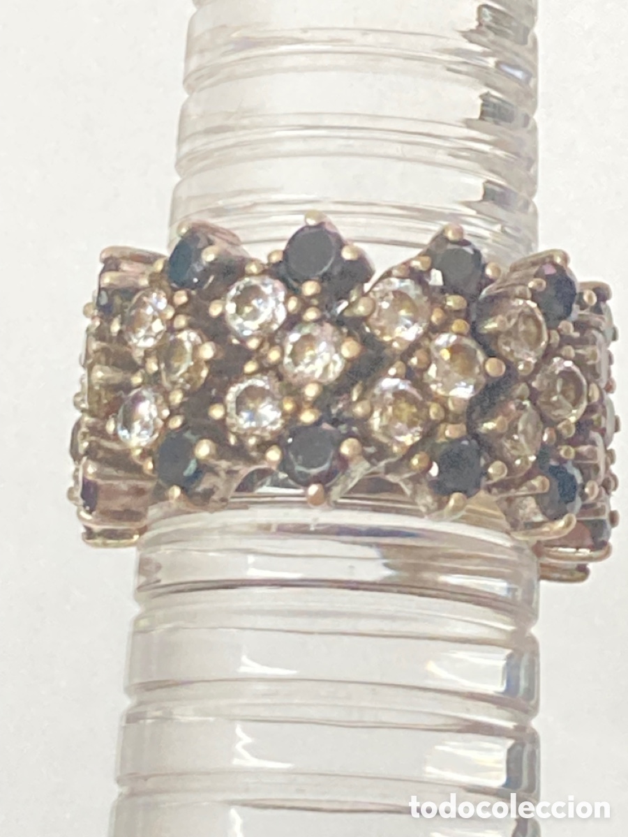 Joyeria: Sortija de plata y circonitas /S50 - Foto 7