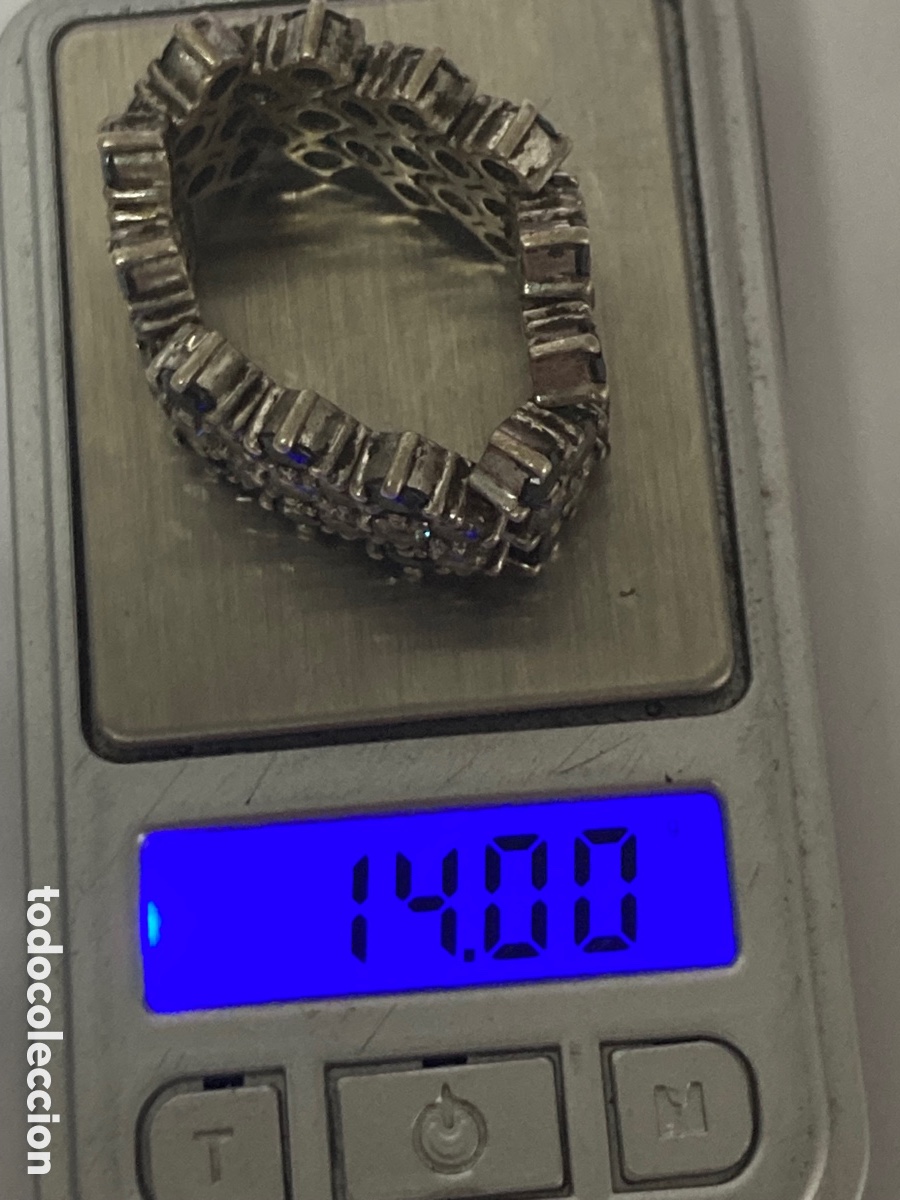Joyeria: Sortija de plata y circonitas /S50 - Foto 9