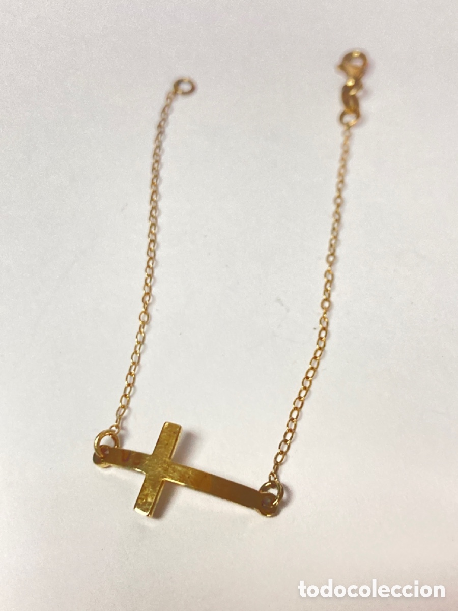 Joyeria: Pulsera de plata chapada de oro /Pul 12 - Foto 1