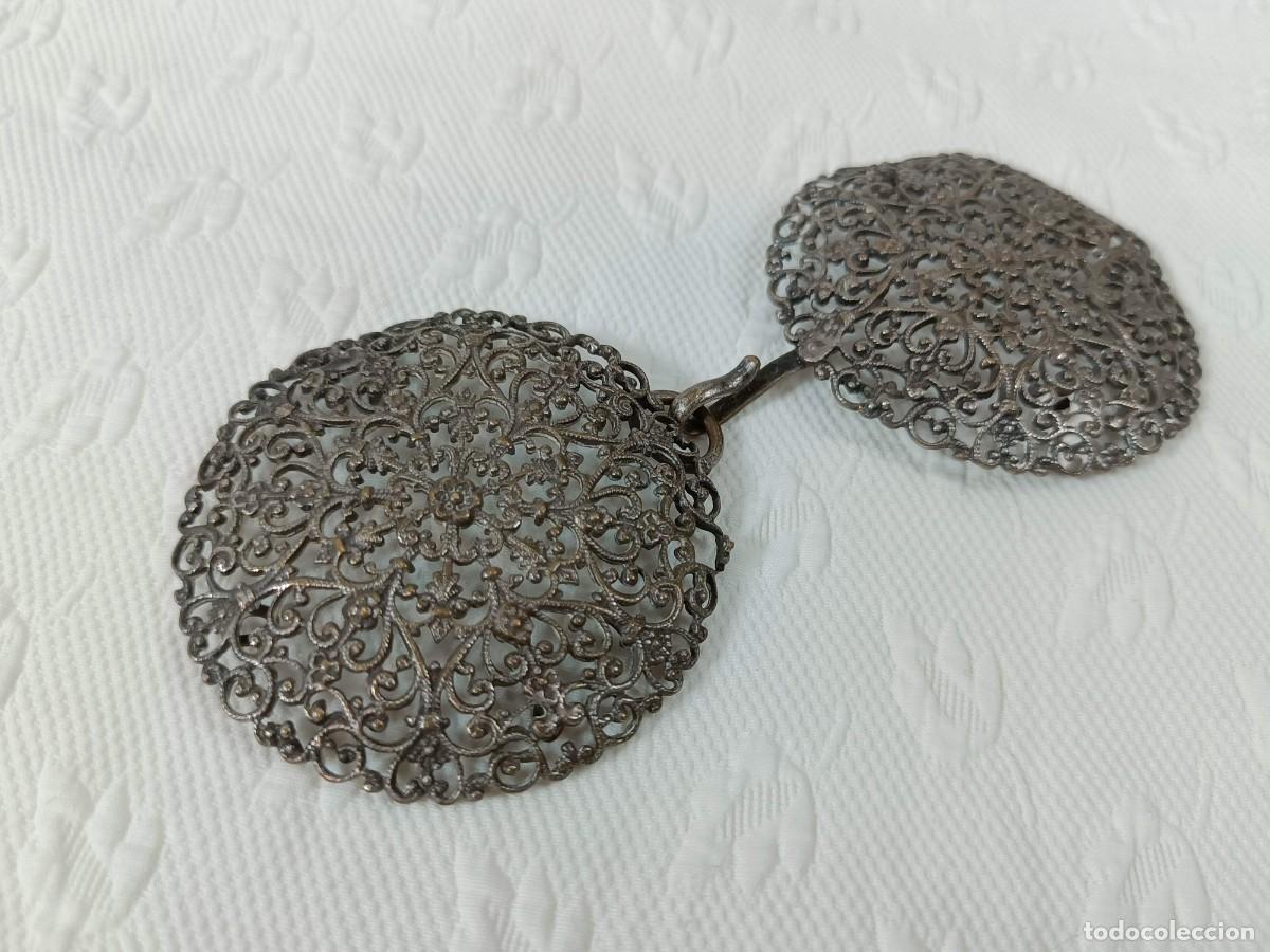 Joyeria: ANTIGUO BROCHE DE FILIGRANA - Foto 2