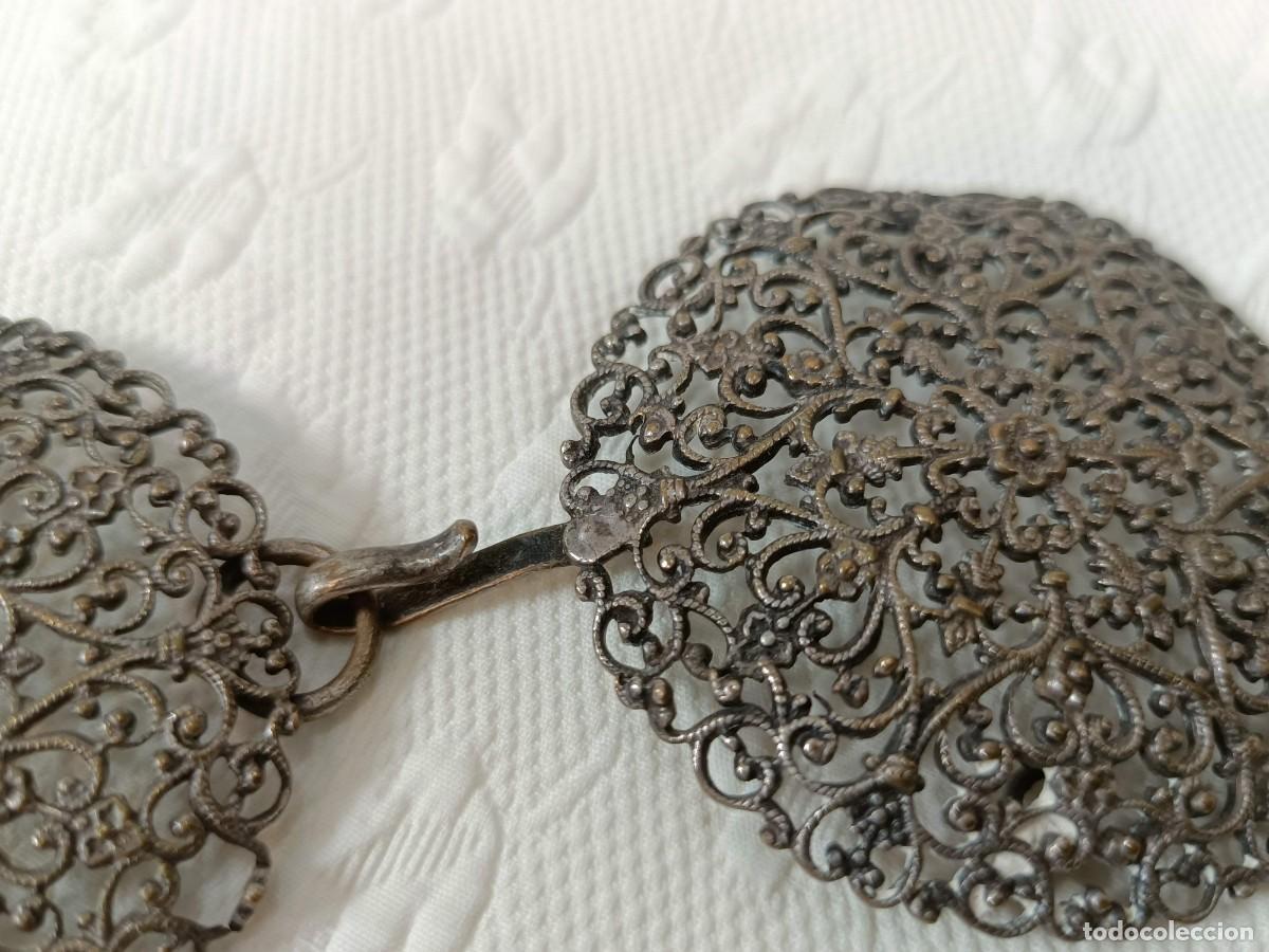 Joyeria: ANTIGUO BROCHE DE FILIGRANA - Foto 4