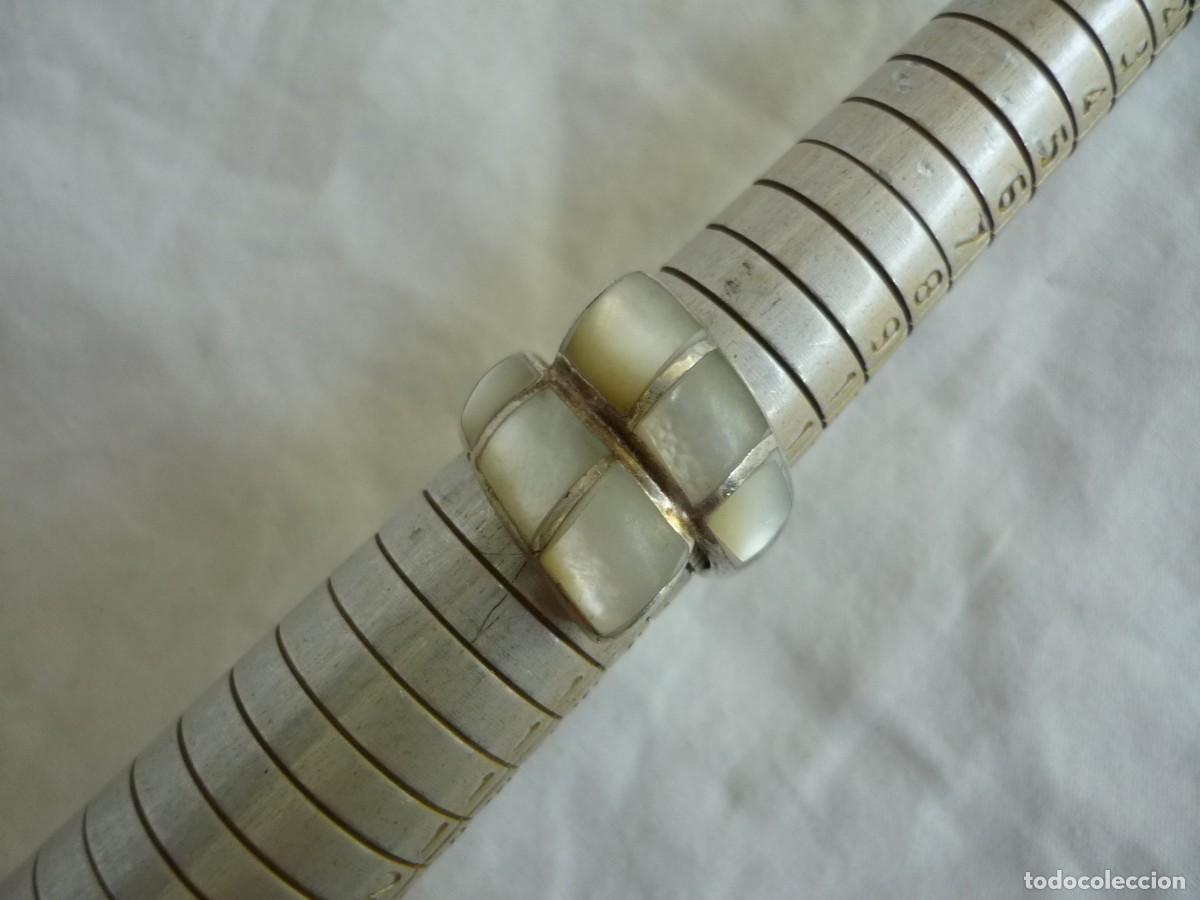 Joyeria: Anillo de plata 925 y n&aacute;car madreperla - Foto 10