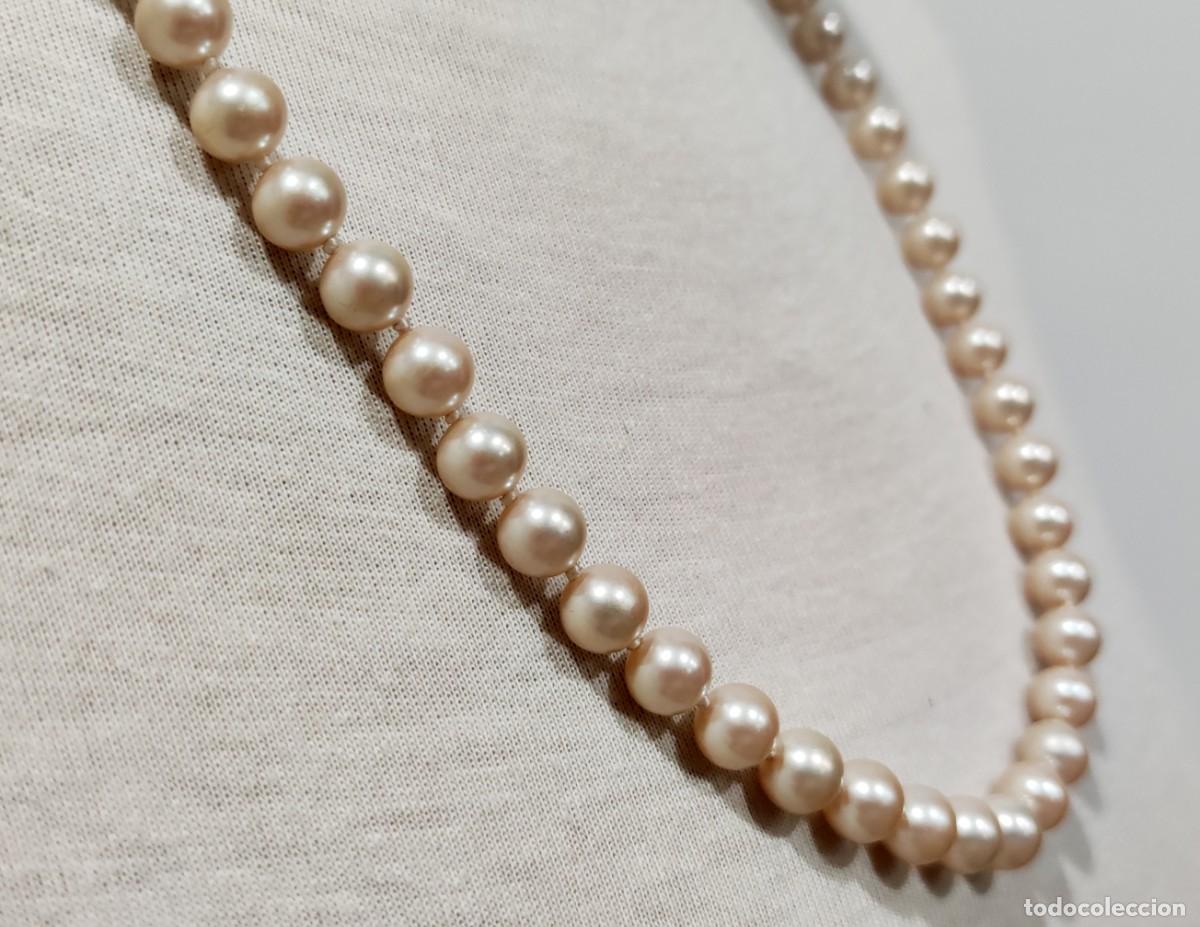 Joyeria: COLLAR DE PERLAS CON CIERRE DORADO. - Foto 2