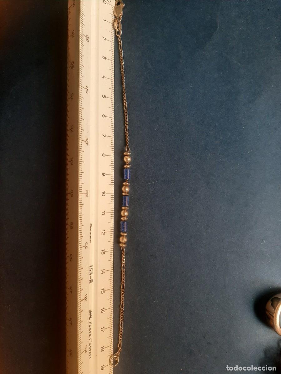Joyeria: Pulsera plata y lapislazuli 925 - Foto 4