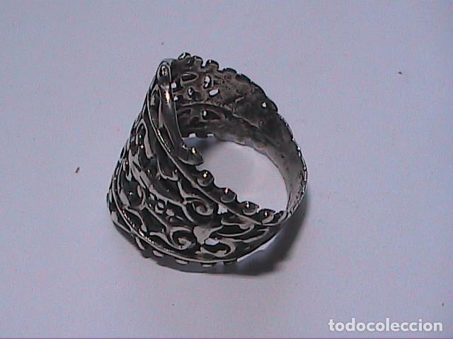 Joyeria: EXCELENTE ANILLO VINTAGE DE PLATA DE LEY 925. - Foto 3