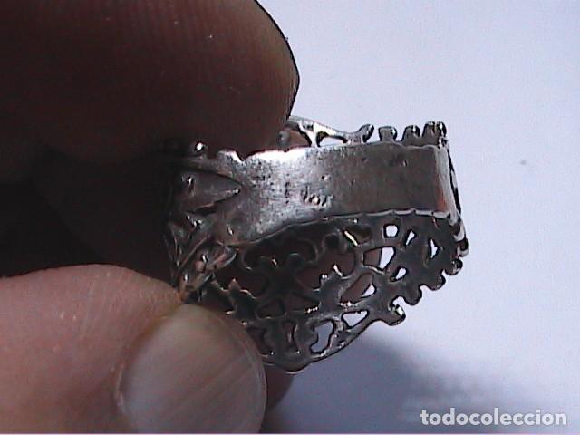 Joyeria: EXCELENTE ANILLO VINTAGE DE PLATA DE LEY 925. - Foto 6