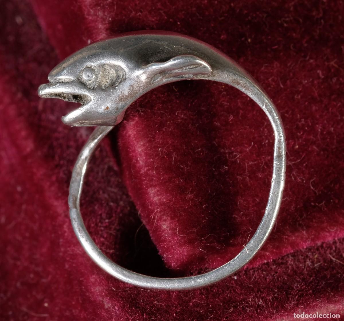 Joyeria: Anillo de plata con forma de delf&iacute;n - Foto 2