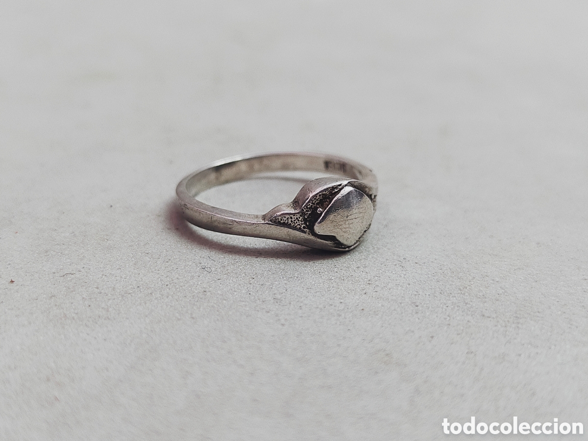 Joyeria: ANILLO O SORTIJA DE PLATA. - Foto 2
