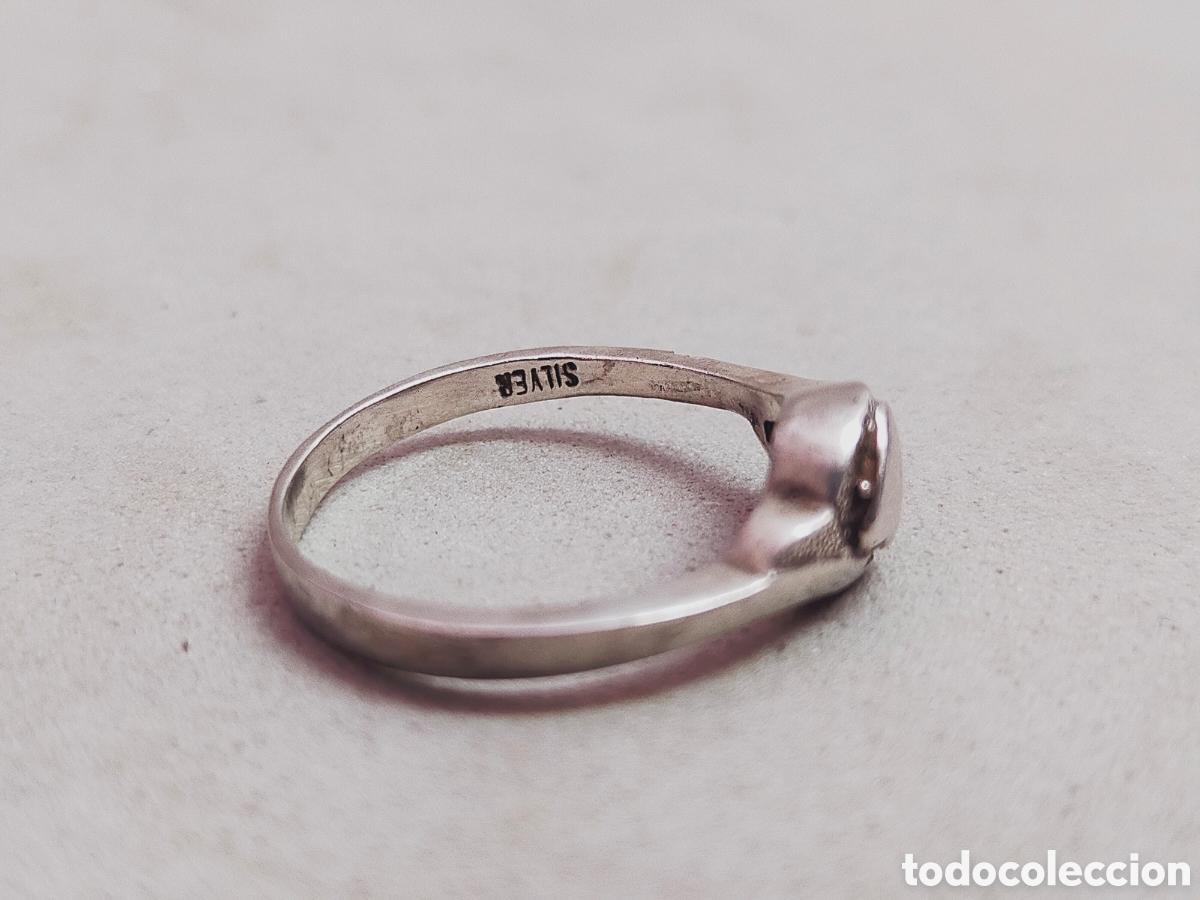 Joyeria: ANILLO O SORTIJA DE PLATA. - Foto 4