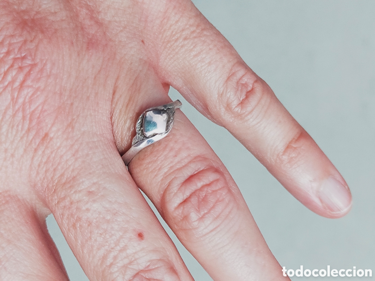 Joyeria: ANILLO O SORTIJA DE PLATA. - Foto 5