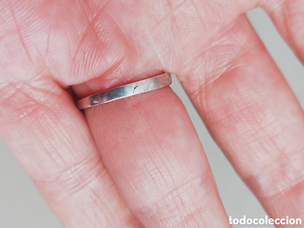 Joyeria: ANILLO O SORTIJA DE PLATA. - Foto 6