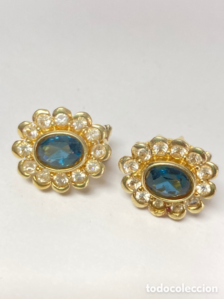 Joyeria: Pendientes plata chapada oro/ P32 - Foto 2