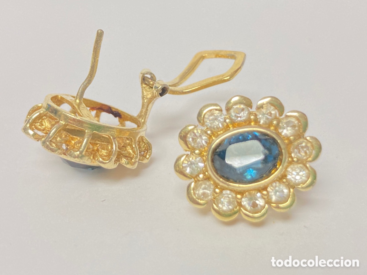 Joyeria: Pendientes plata chapada oro/ P32 - Foto 3