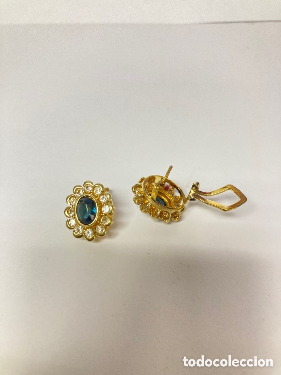 Joyeria: Pendientes plata chapada oro/ P32 - Foto 4