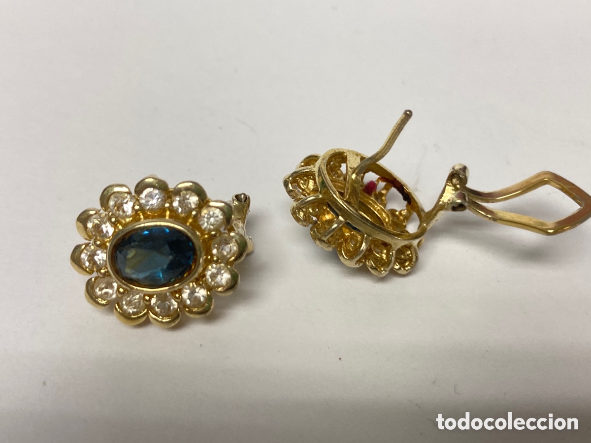 Joyeria: Pendientes plata chapada oro/ P32 - Foto 5