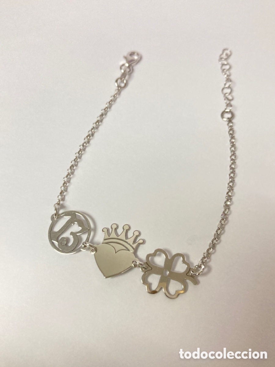 Joyeria: Pulsera de plata de la suerte /P 22 - Foto 1