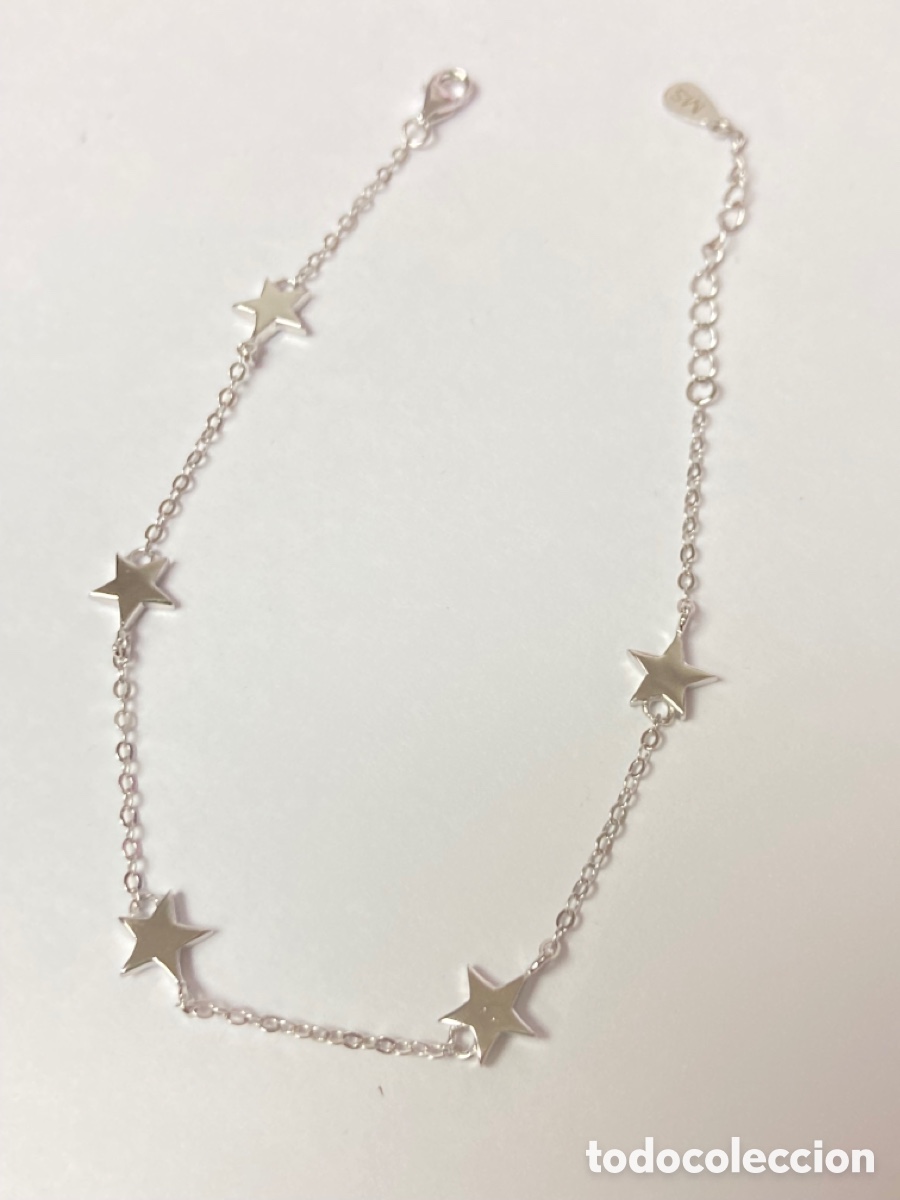 Joyeria: Pulsera de plata con estrellas/pul29 - Foto 2