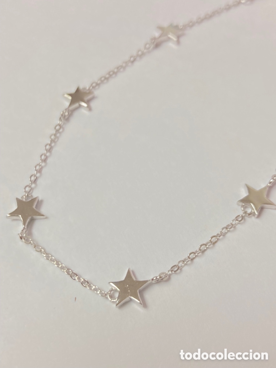 Joyeria: Pulsera de plata con estrellas/pul29 - Foto 1