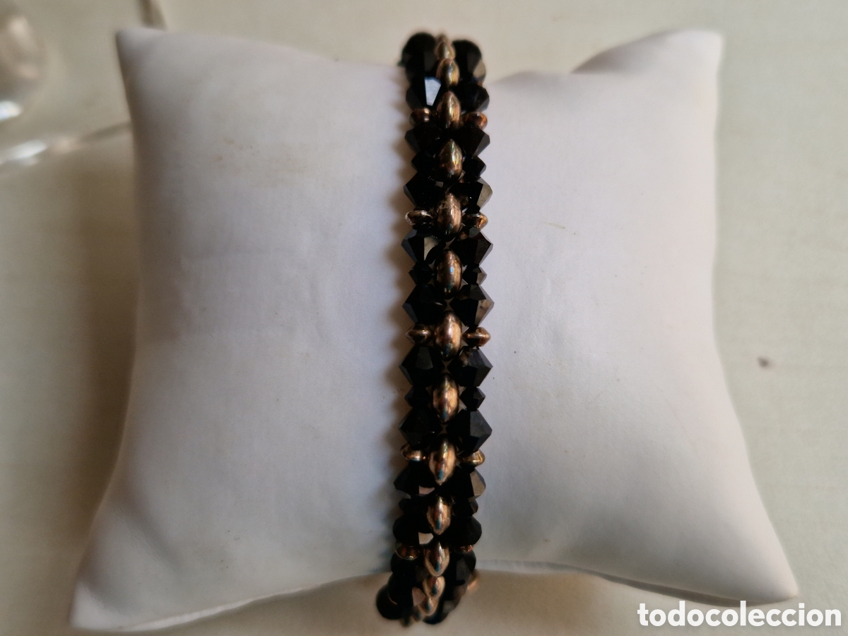 Joyeria: PULSERA DE PLATA Y CRISTAL NEGRO - Foto 2