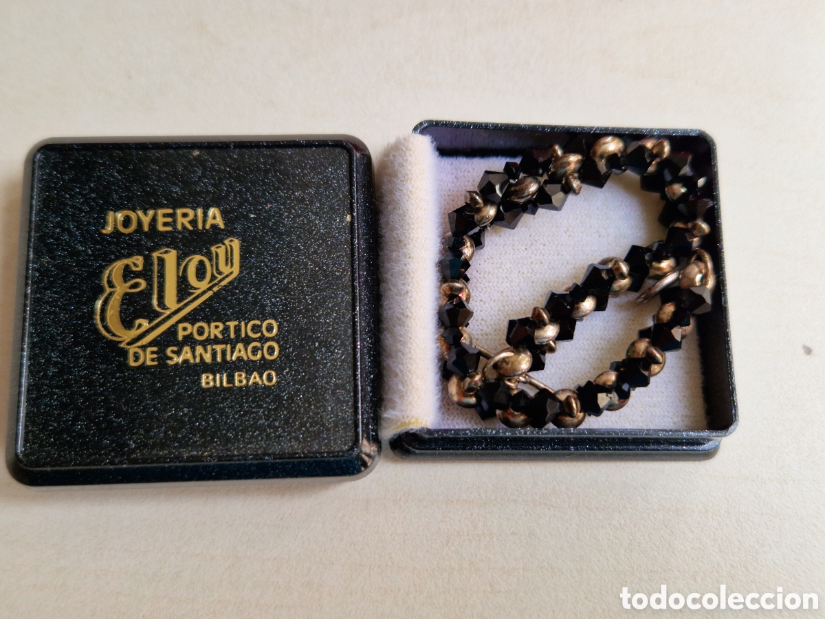 Joyeria: PULSERA DE PLATA Y CRISTAL NEGRO - Foto 3