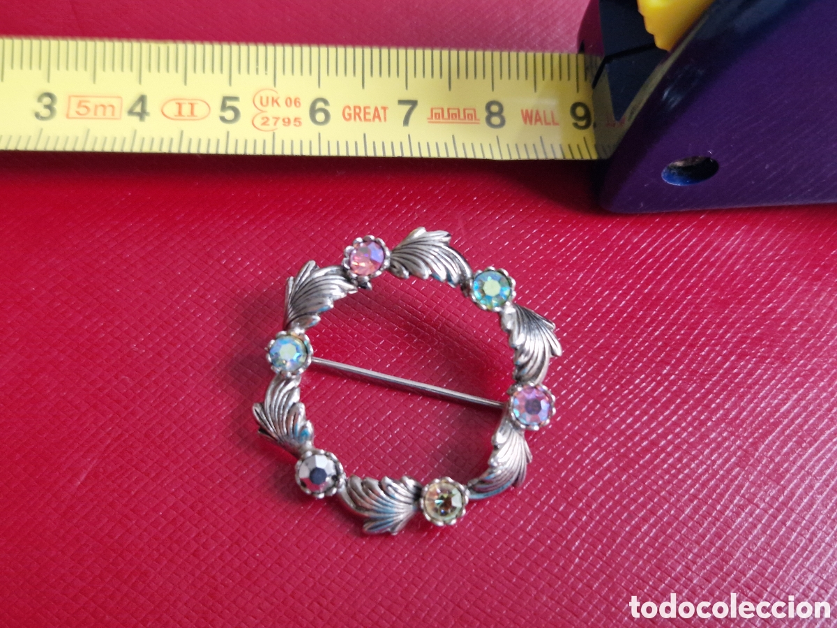 Joyeria: BROCHE ACERO Y CRISTAL ESTRENAR - Foto 4