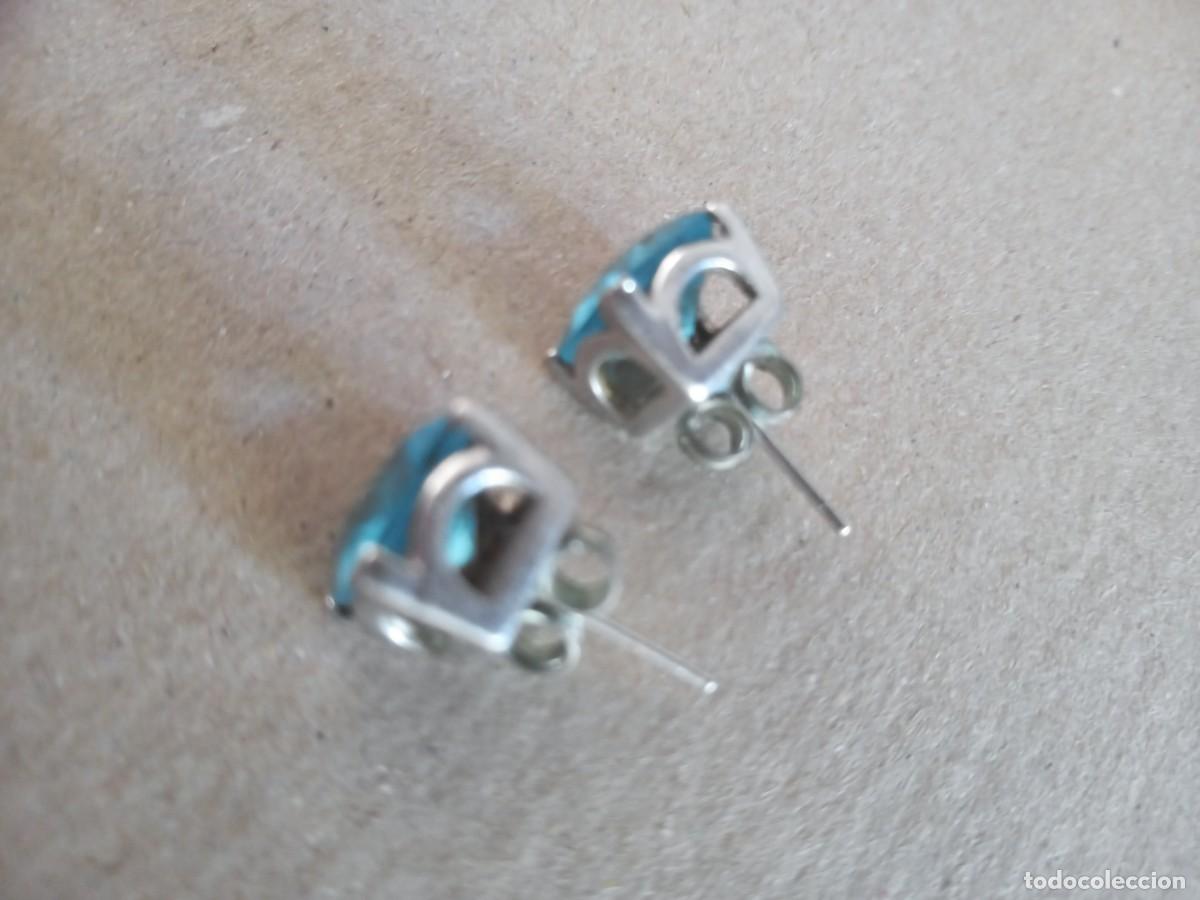 Joaillerie: PRECIOSOS PENDIENTES AQUAMARINE Y PLATA 925