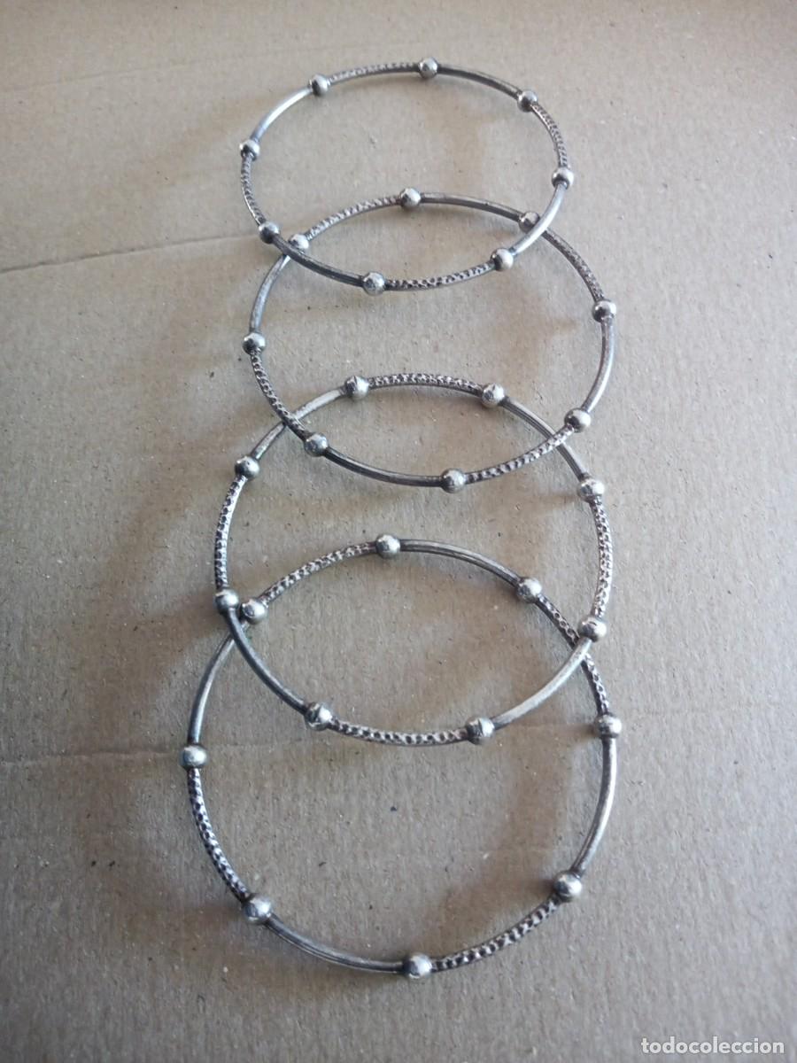Joyeria: CUATRO PULSERAS ANTIGUAS - Foto 2