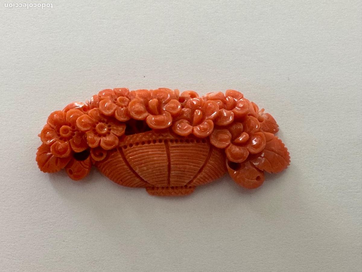 Joyeria: Flores de coral tallado - Foto 1