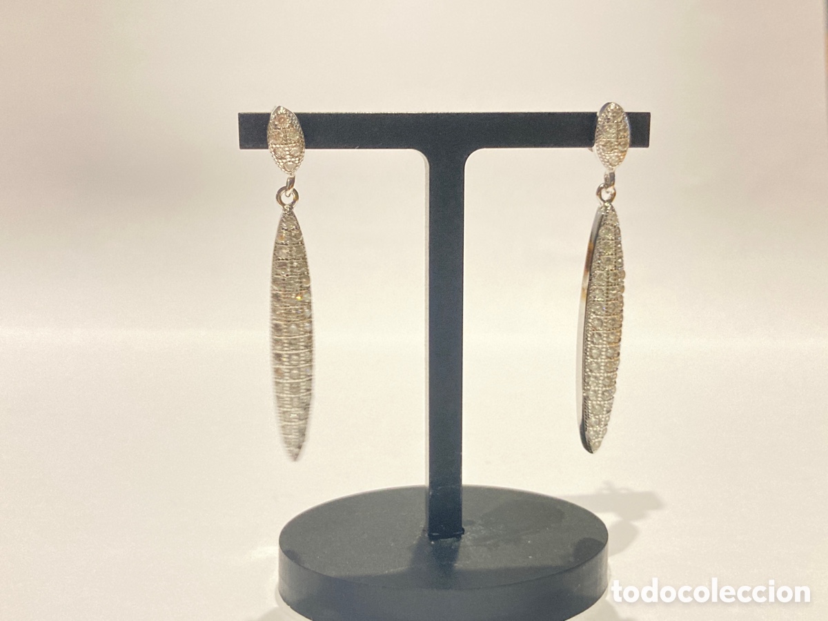 Joaillerie: Pendiente de plata y circonitas / P23