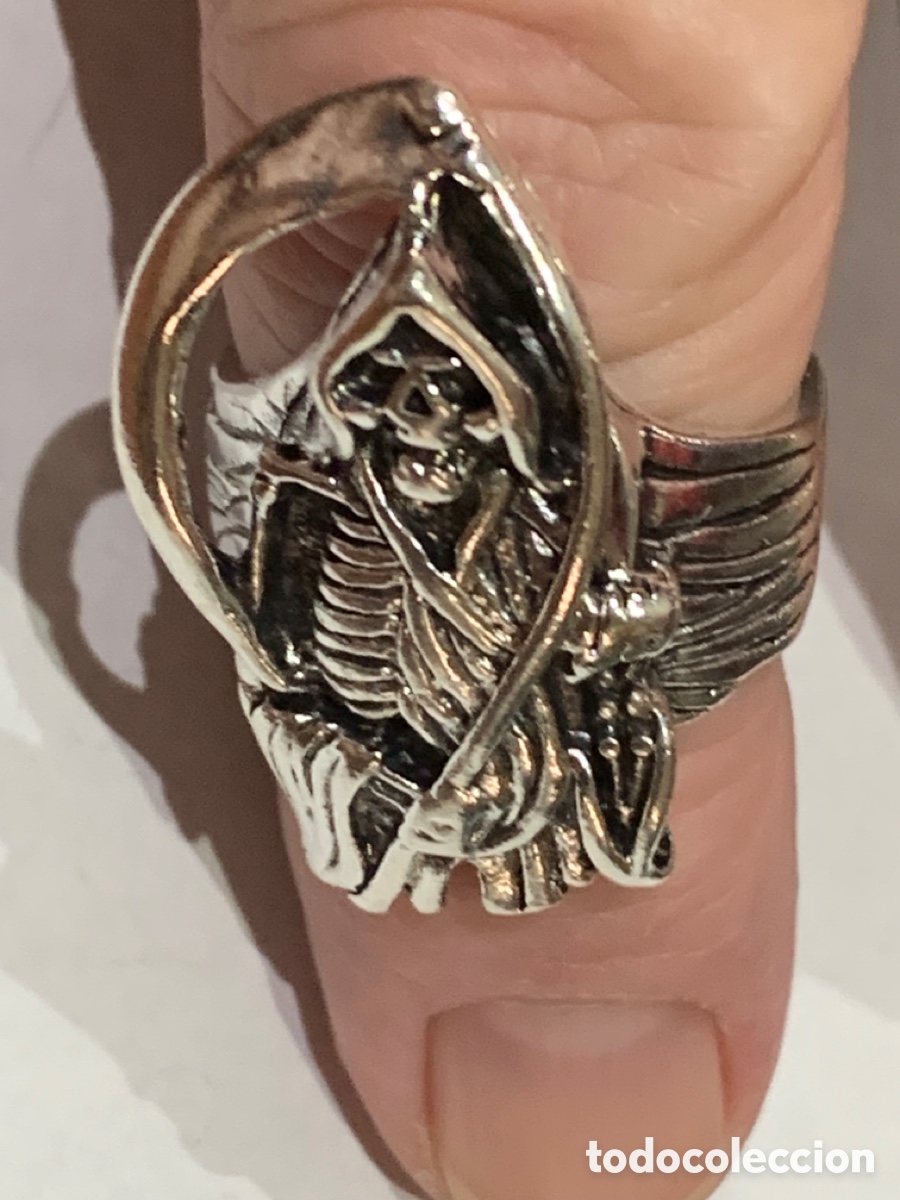 Joyeria: Anillo Metal Calavera - mide 2 cm de di&aacute;metro - Foto 6