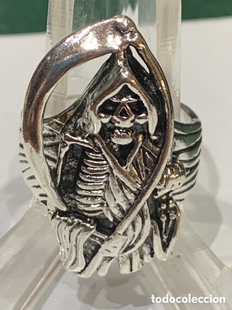 Joyeria: Anillo Metal Calavera - mide 2 cm de di&aacute;metro - Foto 1