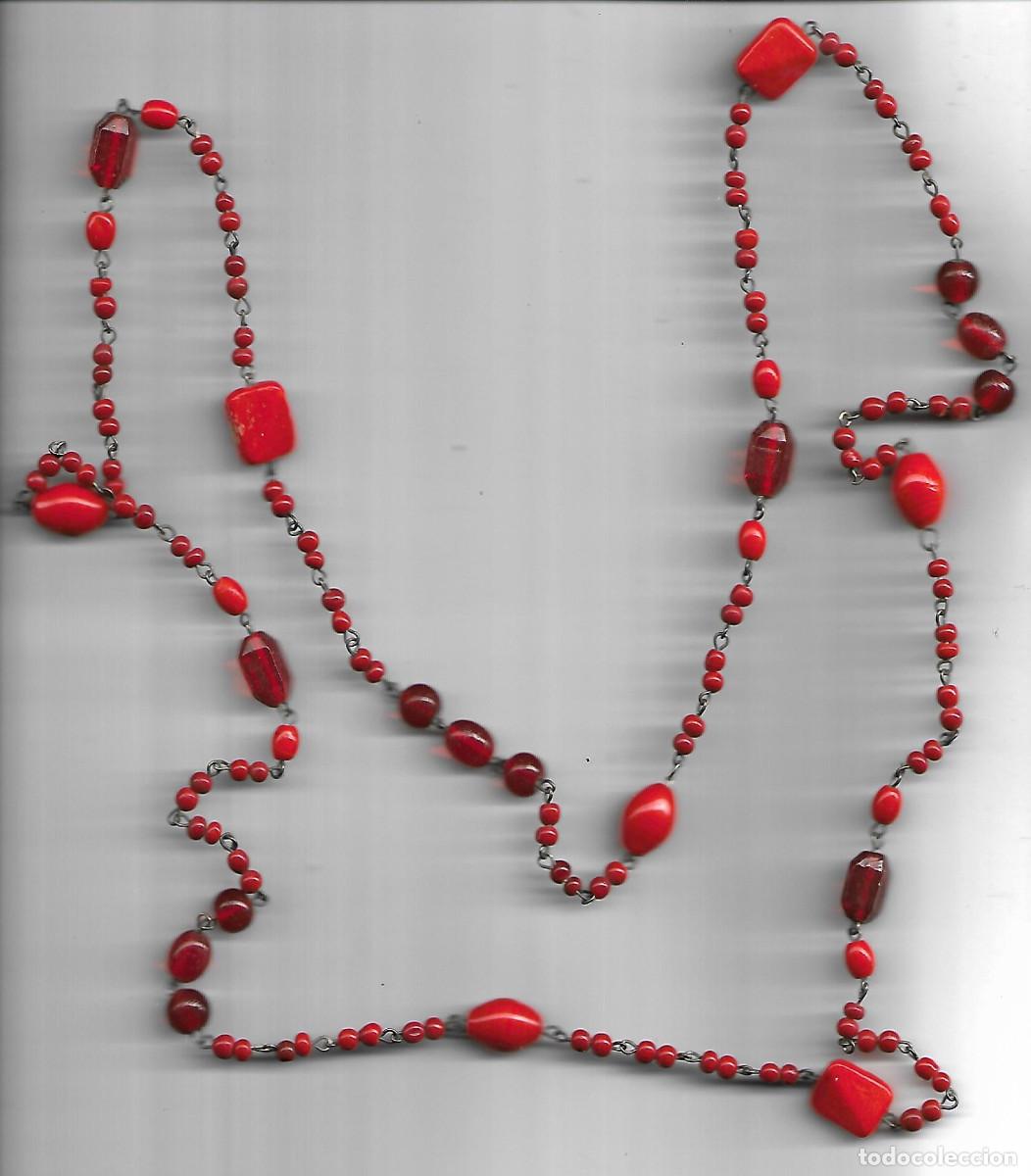 Joyeria: MUY BONITO Y ANTIGUO COLLAR BOLAS NARANJA - Foto 1