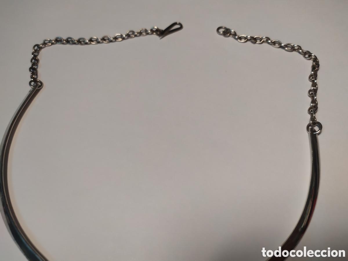 Joyeria: Collar &eacute;tnico de plata. Piedra verde. - Foto 5