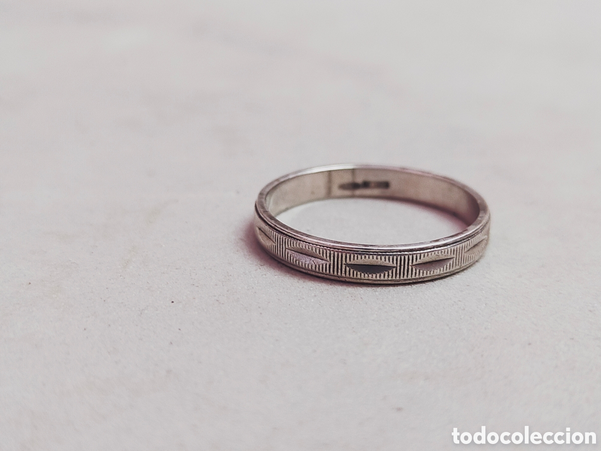 Joyeria: ANILLO O SORTIJA DE PLATA. - Foto 2