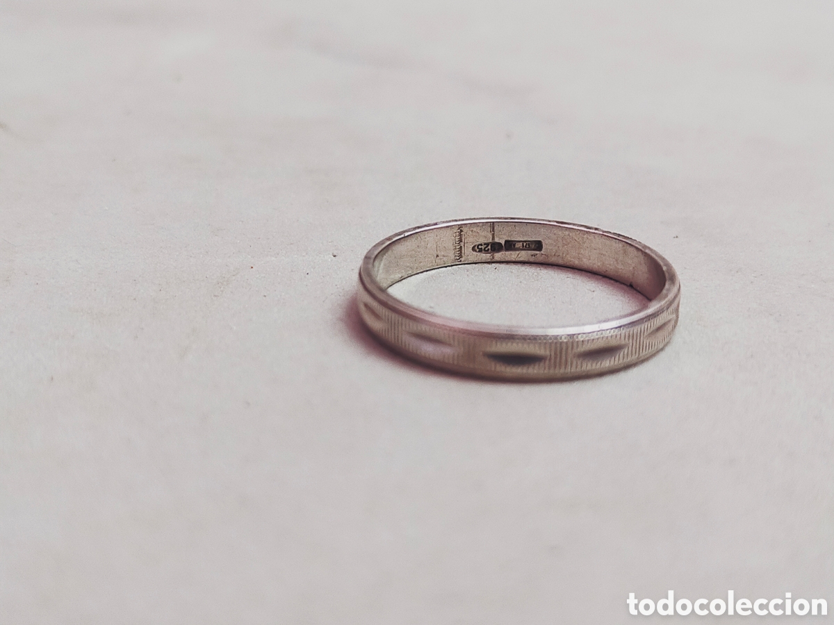 Joyeria: ANILLO O SORTIJA DE PLATA. - Foto 3