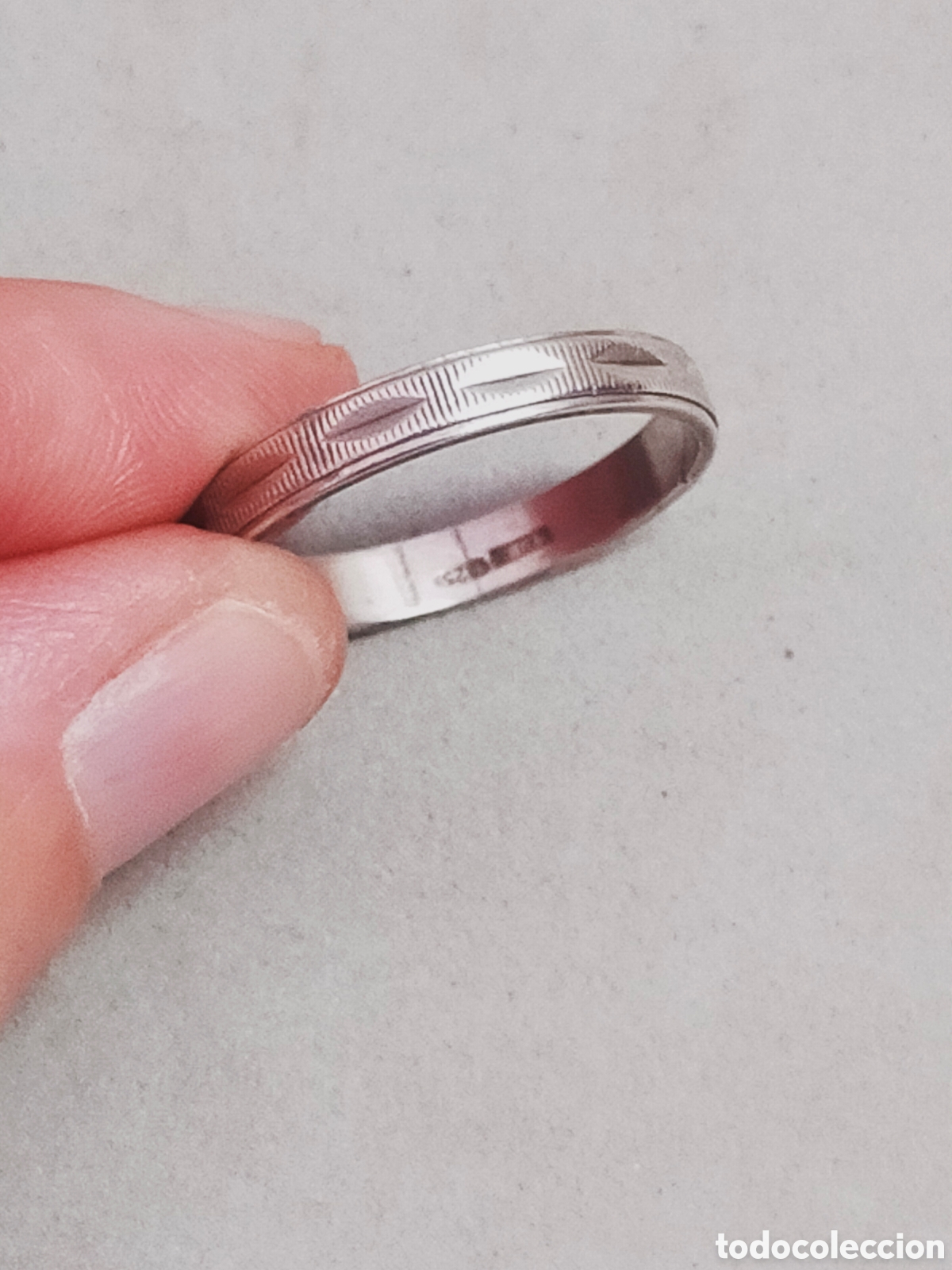 Joyeria: ANILLO O SORTIJA DE PLATA. - Foto 6