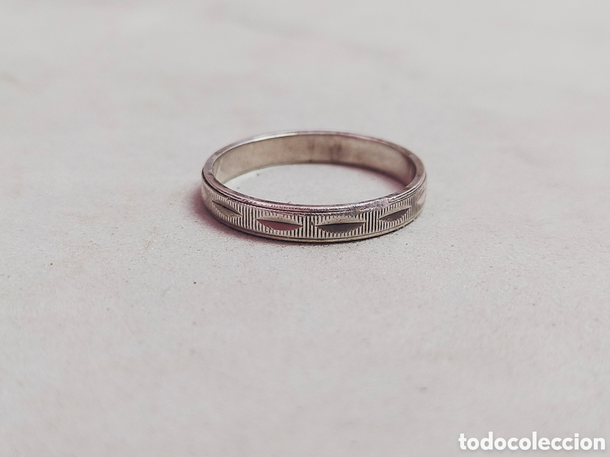 Joyeria: ANILLO O SORTIJA DE PLATA. - Foto 1