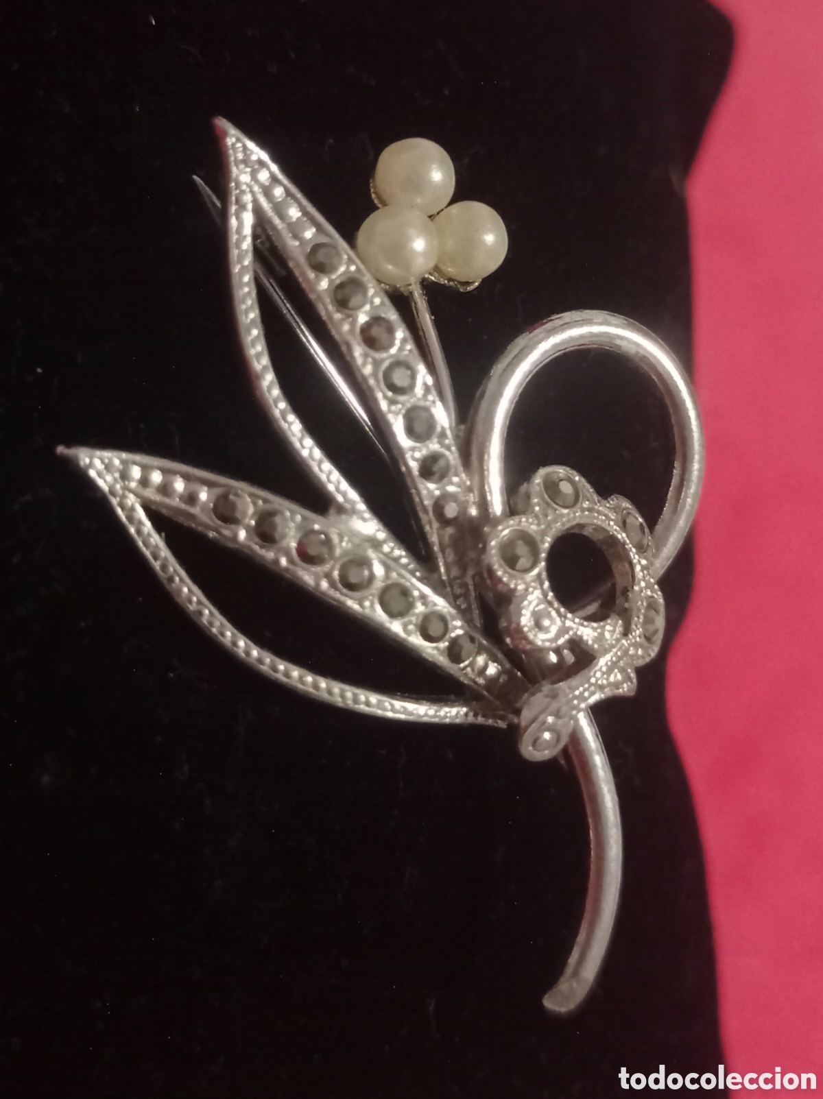 Joyeria: ⚜️ BONITO ANTIGUO BROCHE VINTAGE - Foto 2