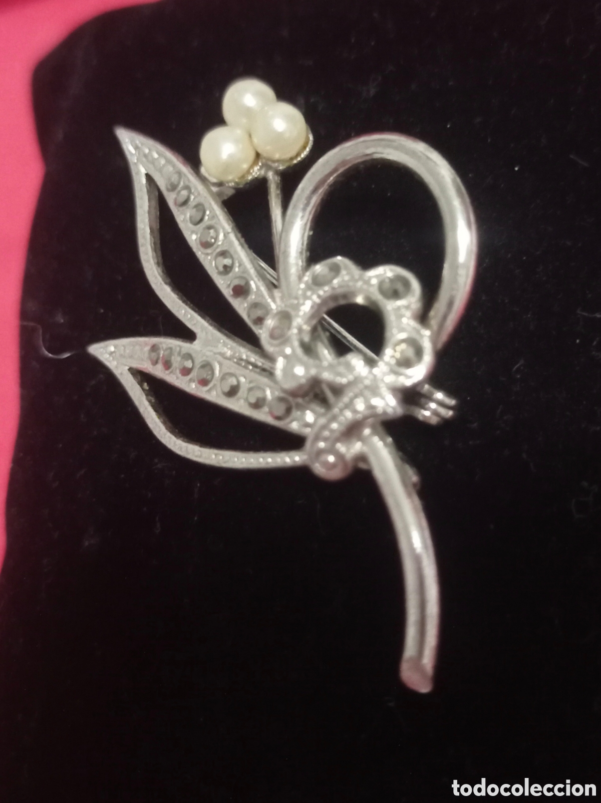 Joyeria: ⚜️ BONITO ANTIGUO BROCHE VINTAGE - Foto 3