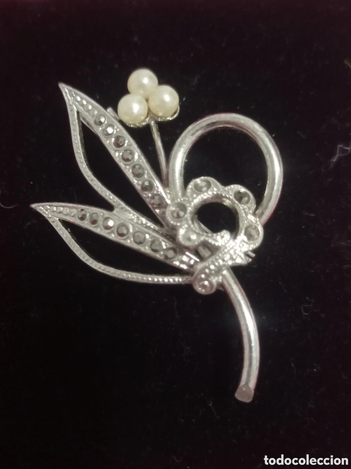 Joyeria: ⚜️ BONITO ANTIGUO BROCHE VINTAGE - Foto 1