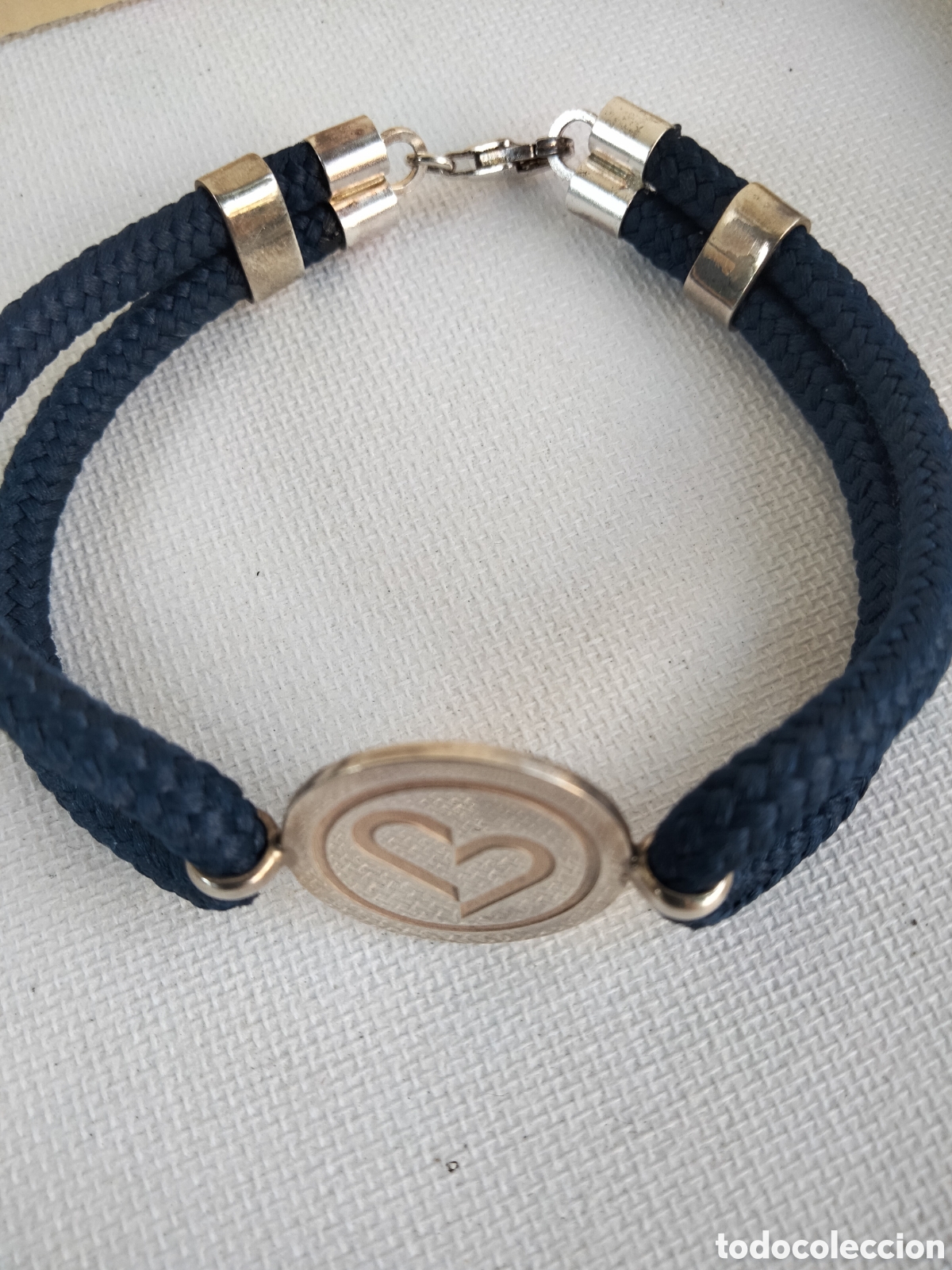 Joyeria: Elegante pulsera de dise&ntilde;o en plata con dije coraz&oacute;n - Foto 5