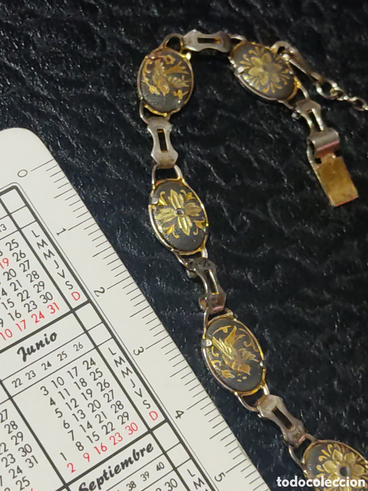 Joyeria: Pulsera damasquinada, Toledo.Vintage. - Foto 3