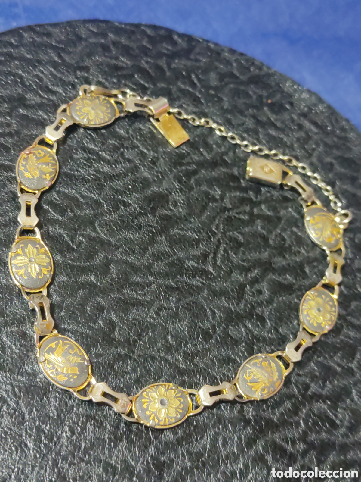 Joyeria: Pulsera damasquinada, Toledo.Vintage. - Foto 4