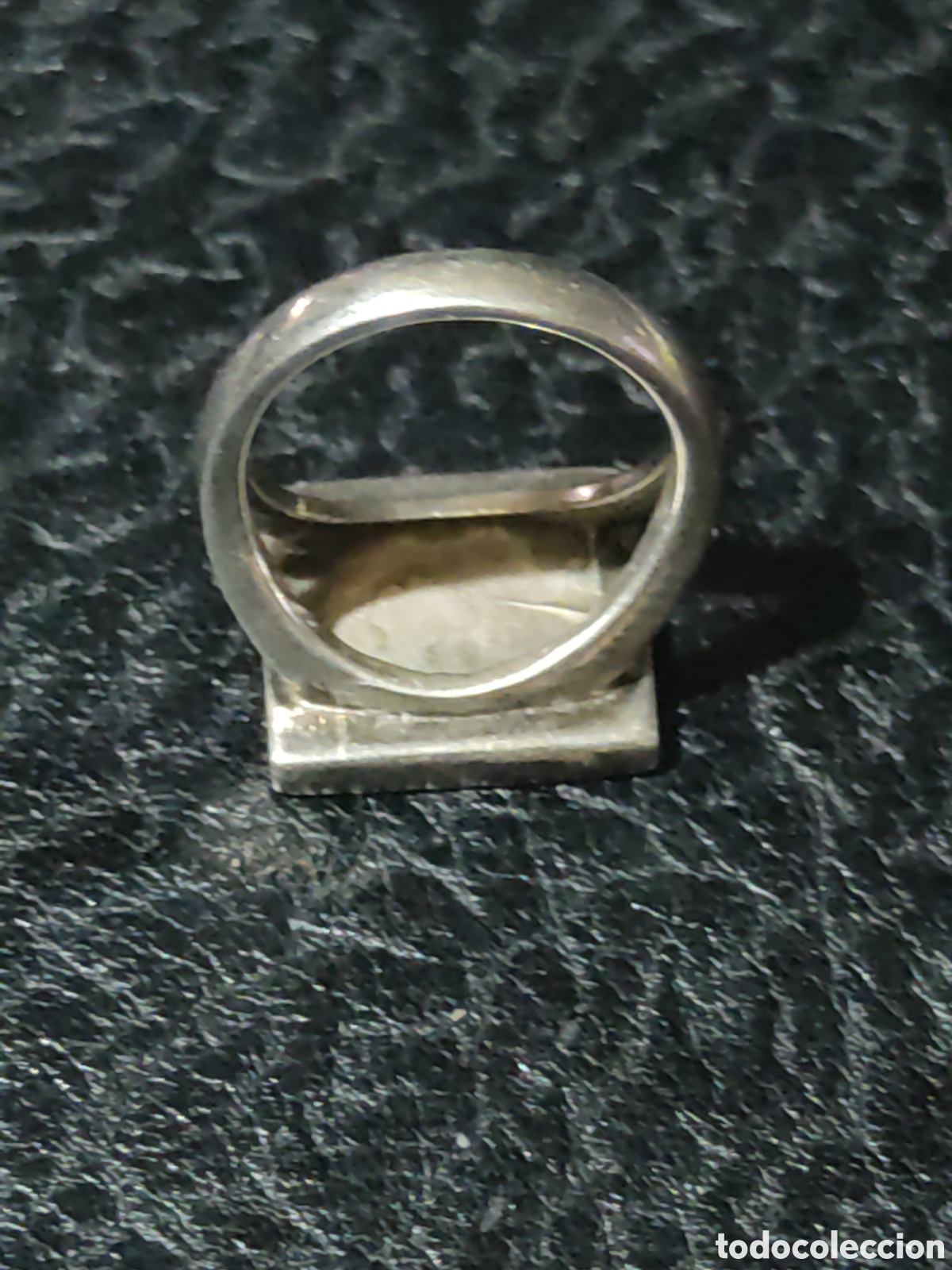 Joyeria: Anillo de plata contrastada y turquesa. - Foto 4